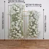 Flores decorativas 2/1.6/1.4m Luxo Babybreath Rose Orchid Flower Row Arranjo Casamento Arco decoração GyPsophila Festa de eventos Floral Party