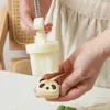Bakningsverktyg Panda/bambu Moon Cake Mold Cookie Stamps Handtrycksbröd Verktyg Dropship