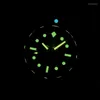 Orologi da polso in acciaio da uomo immerso da 41mm orologio da polso meccanico in bronzo da 41 mm da polso meccanico da 30 atm impermeabile c3 zaffiro luminoso nh35 ceramica cornice