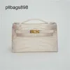 Designer Himalayan Style Women Handbag 7A Crocodile Leather New Siamese Belly Bag Generation FashionableJ1Y2