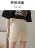 Moderskapsbotten 213# Summer Thin Ice Cotton Maternity Legging Seamless Belly Pants kläder för gravida kvinnor Graviditetshorts Het underbyxor L2404