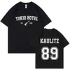 T-shirts voor heren 2024 Rockband Tokio Hotel Kaulitz Mens T-shirt Fashion Pure Comfort Tees T-shirt met korte mouwen Hip Hop Punk Streetwear Man Topsl2425