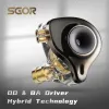 Headphones Preorder SGOR Adonis 1DD+1BA Hybrid Technology IEMs HiFi Earphone Wired Earbuds for Audiophiles Musicians