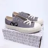 SLAPS SAPA TODAS A LAVAS CDG PROGUE AMOR COM EYES CORES 1970 Os anos 1970 Big Eyes Beige Black Classic Casual Skateboard Sneakers 35-45 Designer