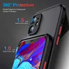 Случай с мобильным телефоном для телефона для OnePlus 5 5t 6 6t 7 7t 8 8t 9 10 Pro Nord 2 CE2 N10 N100 5G Матовая амортизаторная защита камеры Cover Sopo Oppo 240423