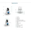 ESCAM New Video Calling Smart Wifi Camera with 2.8 Inch IPS Screen FHD 1080P IP Cam Two-way Talk Wireless PTZ Cameras