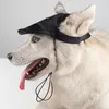 犬のアパレルペット野球帽子通り耳穴ドレスアップ布アウトドアスポーツサンハットバイザーかわいい太陽の帽子用品