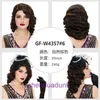 Designer high-quality wigs hair for women Wig Water Wave Pattern Golden Hair Light Gold Shenzhen Hand Push Full Head