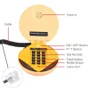 Accessories Novelty Emulational Hamburger Wired Telephone Multifunction Landline Phone for Home Decoration / Daily Use