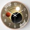 Horloges 2023 Nouvelle horloge murale 8 pouces Personnalité de mode moderne Art Mute Salon Mur Horloge de luxe Clock