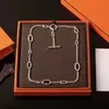 Luxury Designer Pig Nose Pendant Necklace Women High quality Stainless steel 120cm Long Pig Nose Round Hollow Charm Sweater Necklace Party Jewelry Gift With Box