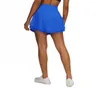 Shorts esportivos de verão saia solta ioga fina leggings roupas de ginástica mulheres que executam exercícios de fitness, prova casual à prova de dupla camada 3191595