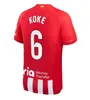 Atletico Madrids soccer jerseys GRIEZMANN 2024 2025 120th anniversary 24 25 M.LLORENTE KOKE SAUL Correa LEMAR football shirt men kids kit sets uniforms Fans players