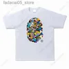 T-shirts masculins Designer Mens t-shirts t-shirts côté camouflage double face tshirts vêtements graphiques