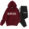 Nieuw merk Winter heren sets 2-delige hoodies+hardloopbroek Sportpakken Casual Men/Women Sweatshirts Tracksak Hooded Hooded Sportswear