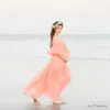 Maternity Dresses Womens Romantic Maternity Dress Off Shoulder Flounce Bride Wedding Ruffle Party Photograph Dress for Photo Shoot Baby Shower