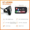 Accessoires Ebike Display KTLED880 36V/48V Elektromotterbike Intelligentes Display für das Ebike Conversion Kit Zubehör