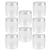 Storage Bottles 8pcs Household Empty Mason Jar Portable Honey Clear Sealed Container Candy