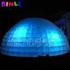 Giant tent And Shelters 10m dia (33ft) with blower White Inflatable Igloo tents With LED Lighting Dome Party Air For Event Show