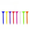 50 Pcs Golf Tees Cup-Shaped Plastic Durable Mixed Color Available Auxiliary Practice Golf Accessories Supplies