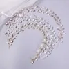 O8LO Wedding Hair Jewelry Pearl Crystal Hair Vines Headbands Hairbands Tiaras For Bride Women Bridal Wedding Hair Accessories Jewelry Band Headdress Gift d240425