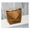 Crossbody loe pojemność designerka dla kobiet w torbie swobodne torby przenośne duże łamigłówki proste damę jeden skórzany składany wiadro