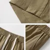 Heren shorts Hip Hop werkkleding Korte zomerijs Zijzilk Dunn snel drogen vijfpuntbroeken Casual Loose Sport Lading Meerdere zakken