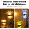 ALLILIT lampe solaire à LED imperméable jardin extérieur jardin d'éclairage ambiant d'éclairage vers le haut des lumières nocturnes changent la couleur