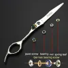 Shears Sharonds Professional Hair Salon Hairdressing Shissors Arc Shape Blade 6インチ切断薄化せん断セット美容師スペシャル