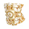 Модные маски для шеи Гейтер золотой лев и дамасское украшение бандана шейная глина