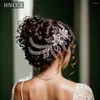 CLIPS DE CABELO HNCCX SHINY SHINY Hairpin Bridal Fashion Head Decoration liga de dama de honra folhas de mulher