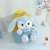 Sac à dos de lapin en peluche 3d pour garçons enfants sac à école mignon caricat-ci carton sacs scolaires de maternelle sac préscolaire sac