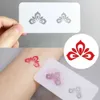 Trasferimento tatuaggio Fiori vuoti Stencil tatuaggio temporaneo per disegnare stampi modello di trucco per il viso donne per bambini forniture per journaling fai -da -te Hanfu Decor 240426