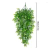 Fleurs décoratives 80 cm plantes artificielles vigne suspendue Ivy Fern Grass Fake Greenery Plant Home Decoration Garden Decoration Outdoor Feuilles vertes