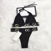 Podziel wysokiej jakości bikini projektantki damskie Letter Swimsuit Summer Seksowna sieć bikini modny list nadrukowany strój kąpielowy Wysokiej jakości strój kąpielowy S-xl