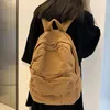 Backpack Solid Bookbag BORE FEMMA FEMBLE SCHOOLBACK BASSACK Girls Student Trendy Travel Borse Kawaii Mochila