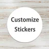 Tattoo -overdracht 3.5/4.5/6 cm aangepaste sticker en aangepaste S Wedding Birthday Baptism Stickers Design uw eigen stickers Personaliseer stickers 240426