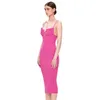 Womens Autumn Solid Color Strap Wrapped Chest Sleeveless Slim Temperament Backless Dress For Women