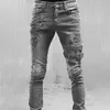 Jeans masculin Pantalon décontracté printemps / été 4 couleurs jeans élastiques serrés pour hommes
