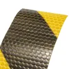 ANPWOO 2"X10' 3 Meters Black Yellow Reflective Safety Warning Conspicuity Tape Film Sticker For Cars Raincoat New Arrival