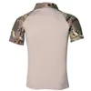 T-shirt tattici Maglietta militare Maglietta militare Mens Camicia tattica all'aperto Essiccatura rapida Abbigliamento da caccia per la caccia militare Maglietta da combattimento escursionistica 240426