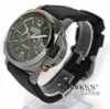 2024 Unisex Luxury Watch Classic Round Quartz Wristwatch Pererei Lumiinor Regatta Crongrafo Flyback Pam01299 47mm Verde Titanio Caja Lar wl F7A6
