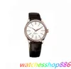 Gorące męskie zegarki Cellini 50505 Srebrny zegarek mechaniczny brązowy skórzany pasek White Dial Automatyczne zegarki męskie zegarki na rękę