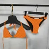 Lettere Slip Bikinis Bikini imbottiti Swim BRAS con cravatta da bagno di lusso Summer Spalato Swimsuit Beach Beach Sexy Outdoors Outdoors Piscina per bagni per il bagno