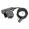 Accessoires tactical casque PTT AirSoft CS Game Game Headphone Shooting Radio Adaptateur U94 PTT