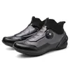 Dance Shoes Flat Pedal Bike Shoe MTB Cycling Sneaker Men Mountain High Cut Cleat Racing Road Speed Footwear