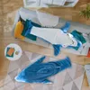 Koce kreskówka Shark PaJamas Playsit Playsit Rodzice Rodzice z kapturem ciepły flanelowy koc z domem Zabawne odzież domowa na imprezę Slumber Drop Gelive DH427
