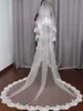 Bijoux de cheveux de mariage élégant 2 niveaux couvrent le visage Veille de mariage avec rouesur en tulle doux ventre de mariée ivoire avec peigne