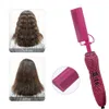 Comb 2 in1 Comb Straightener with Rhinestones Electric Heating Comb pente quente peigne chauffant lisseur cheveux Tools 240425