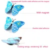 Wall Stickers Style 12Pcs Double Layer 3D Butterfly Sticker On The Home Decor Butterflies For Decoration Magnet Fridge